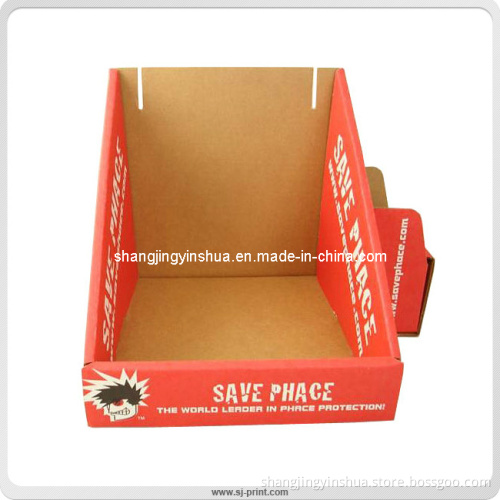 Supermarket Cardboard Counter Display Box with Small Box